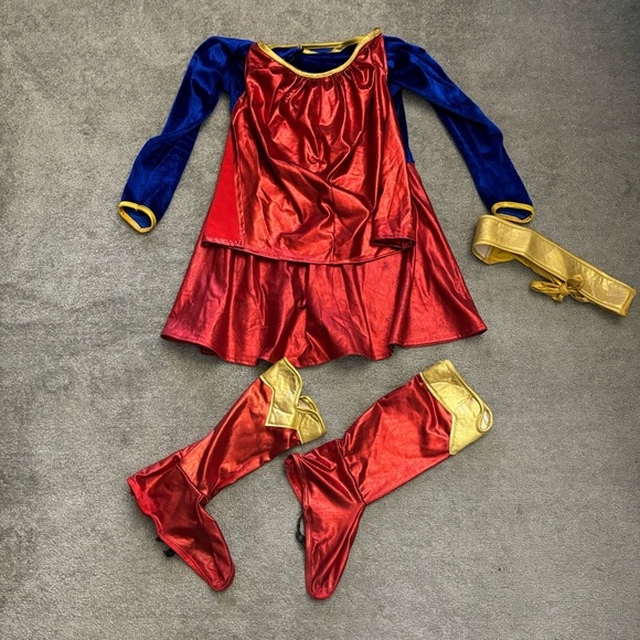 Rubies Supergirl Halloween Dress Up Costume Girls - Picture 2 of 5